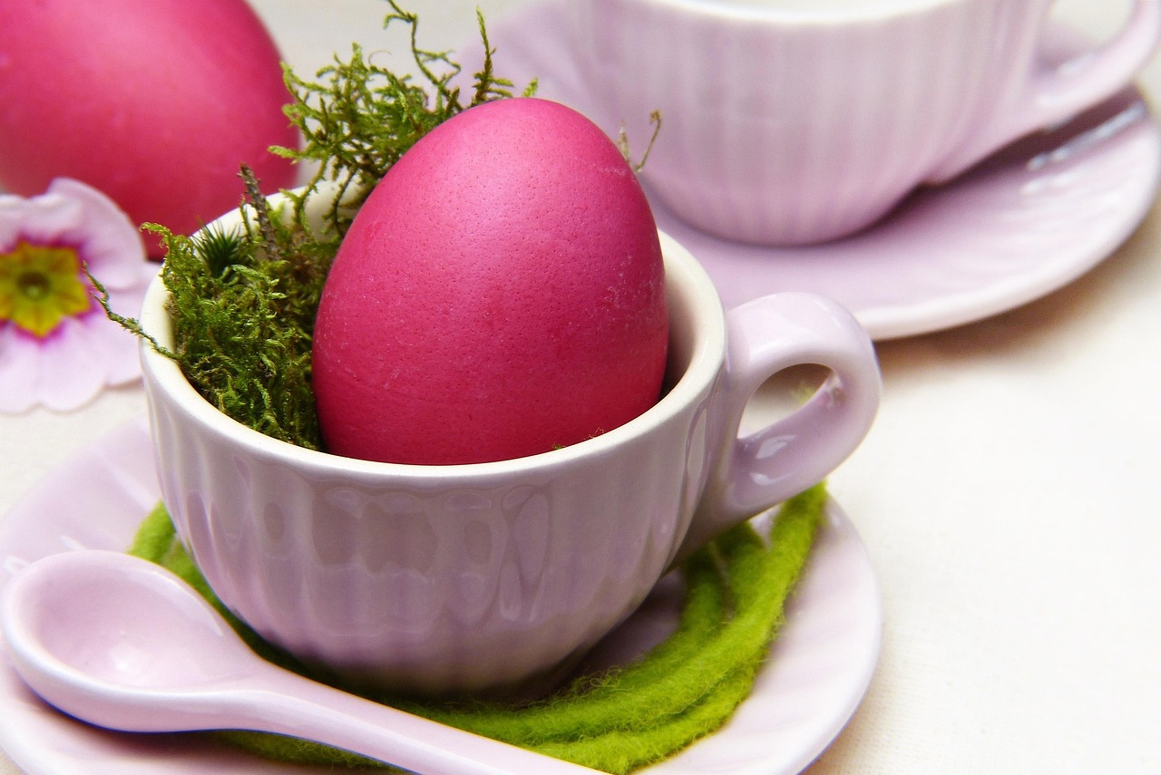Biologische en vegetarische gerechten voor paasbrunch.